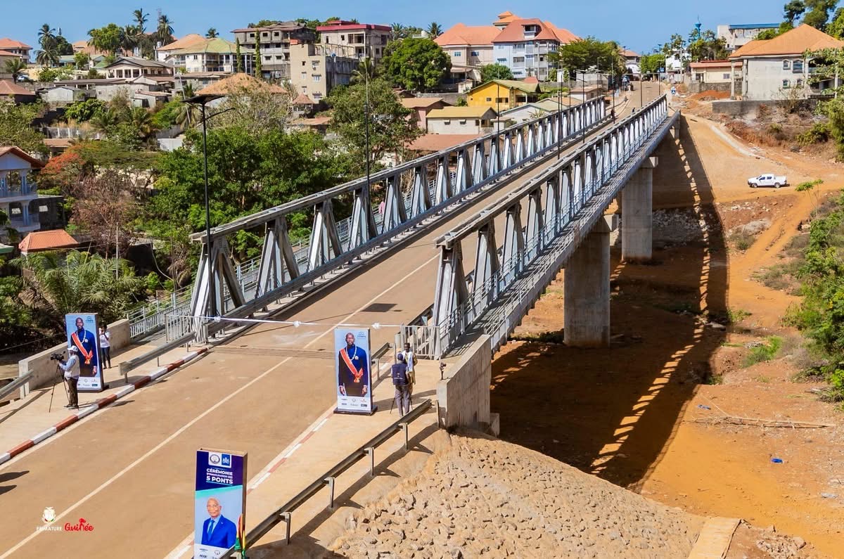 5 ponts inaugurés à Conakry : un nouveau souffle pour la capitale guinéenne
