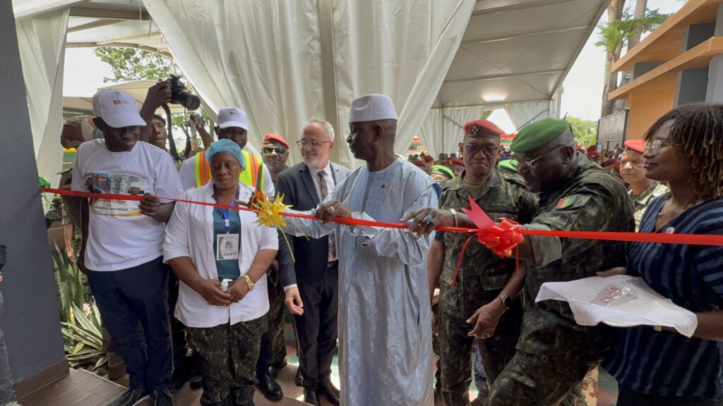 CREACASE GUINÉE livre le nouveau complexe de la Pension Militaire