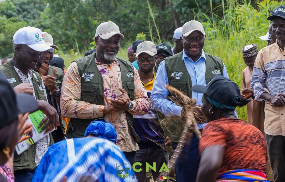 Faranah : la mission conjointe de la CNA fait le point sur la riziculture à Balayanin, entre aléas climatiques et espoirs de relance
